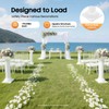 4Pcs Wedding Roman Column, Artistic Roman Column Statue Party Flowerpot
