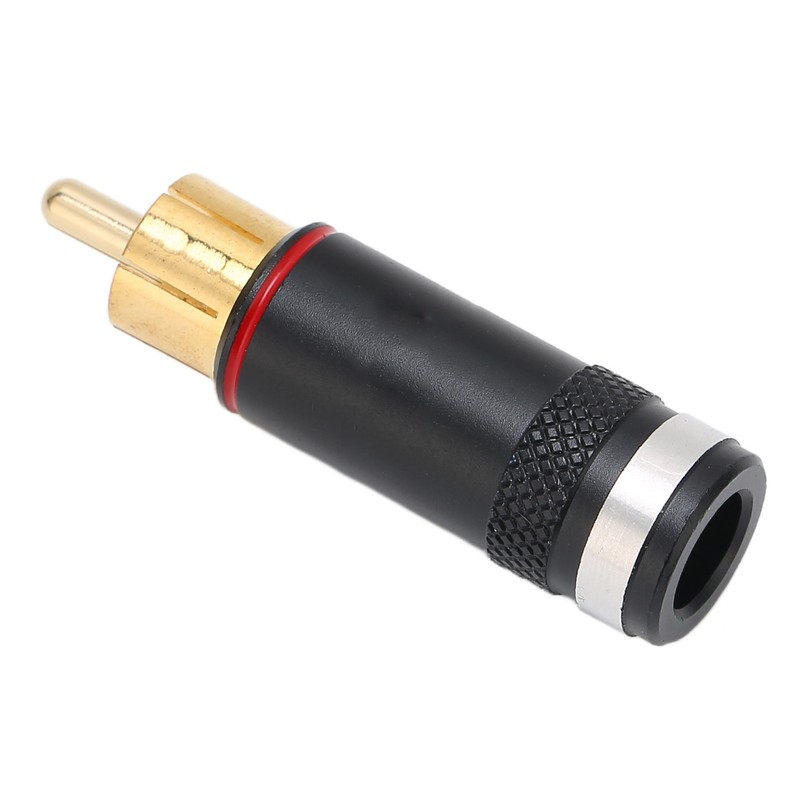 Preffair R1764 RCA Audio Plug 24K Gold Plated Signal Cable