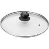 Ibili 970728 Stainless Steel Vented Silver & Black Glass Saucepan