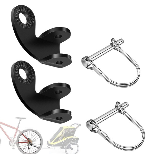 Pack of 2 Bicycle Trailer Coupling with 2 Safety Pins,