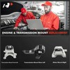 A-Premium 3PCS Engine Motor Mount and Transmission Mount Kit Compatible
