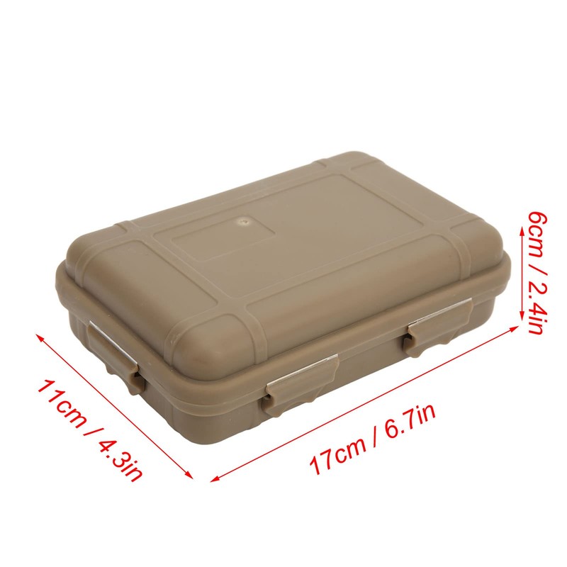 Pwshymi Wild Survival Storage Box, High-Strength Camping Survival Kits, Multipurpose,