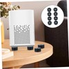 TEHAUX 8Pcs Speaker Spike Pad Durable Rubber Isolation Base for