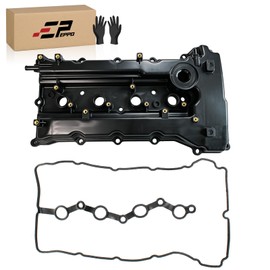 Valve Cover with Gasket 224102G100 for Hyundai 2.0L 2.4L 2010-2016(Black)