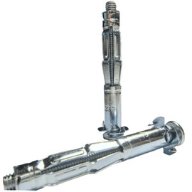 SANTIE Hollow Wall Anchors Bolts (3/16x2-1/2 X-Long) - 25 PC for Wall Thickness : 1-1/4" to 1-3/4"