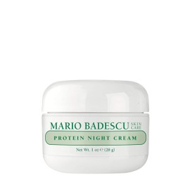 Mario Badescu Protein Night Cream for Dry and Sensitive Skin, Anti Aging Face Cream with Peptides, Collagen & Vitamins A & E, Reduces Wrinkles, Face Moisturizer for Women and Men, 1 OZ