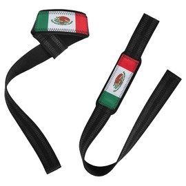 Flag Mexico - Correas de levantamiento de pesas antideslizantes para levantamiento de pesas, culturismo, entrenamiento de fuerza