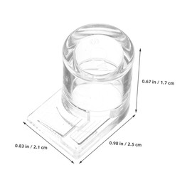 BESPORTBLE 2Pcs Ant Feeder Station Reptile Water Bowl Acrylic Pet Waterer for Ants Geckos Bearded Dragons Transparent Design for Easy Monitoring Cleaning