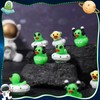 GGSTDDUP 45 Pcs Mini Resin Alien Ducks 3 Styles Tiny