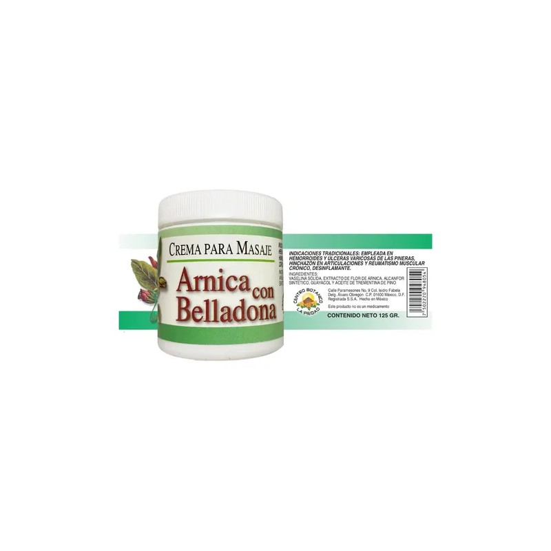 Crema Arnica Con Belladona 125 Gr