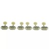 Kluson 3+3 Deluxe Tuning machine tuners White Oval Nickel KD-3-NPDR