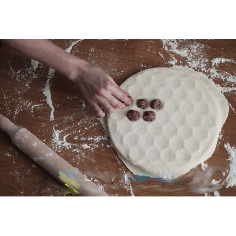 Pelmeni Ravioli Mold Easy to Use Mold for 37 Ravioli,