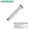 M METERXITY 8-Pack Single Hole Clevis Pins, M8 x 55mm