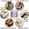 Disposable Chopsticks 9” – Pack of 100 Sets – Natural