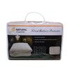 Natural Comfort Fitted Mattress Protector - King, White