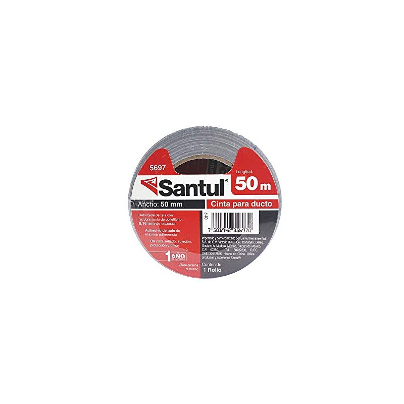 Santul 5697 Cinta para Ducto, 50M