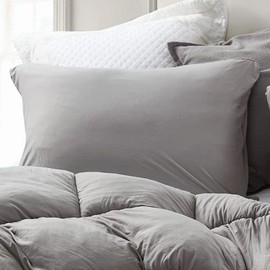 Summertime - Coma Inducer® Standard Sham - Morning Gray