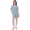 Amorbella Women Short Sleeve Bamboo Viscose Pajama/Pj/Sleep Shorts Set Night