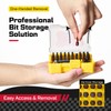 Geinxurn 64Pieces Impact Screwdriver Bits Set, S2 Steel Magnetic Phillips/Security