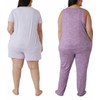 Eddie Bauer Women 4-Piece Pajama Set (as1, alpha, m, regular,