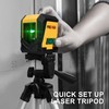 PREXISO Laser Level with Tripod, 65Ft Self Leveling Cross Line