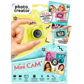 Canal Toys Fotocreator - Mini Digicam – kompakte 12MP Pocket Kamera, 1080p Full‑HD Video, 1,5″ LCD‑Bildschirm, Selfie‑Modus & Farbfilter, MicroSD Karten‑Slot – ideal für unterwegs - CLK 062