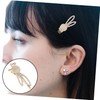SAFIGLE Cute Rabbit Hair Clips Kids Non-slip Bunny Ear Hairpins