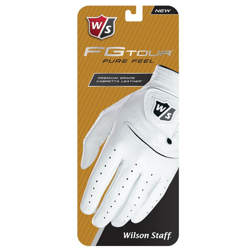 Wilson Staff Men WGJA00635XL Fg Tour Golf Gloves - White,