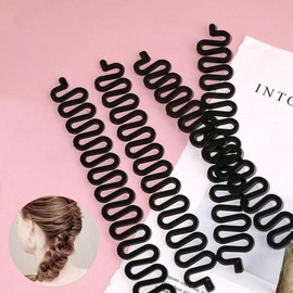 DIY Twisted Hair Braiding Tool Black 5ea