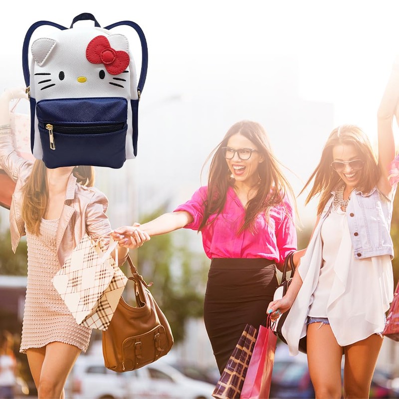 Cute Cartoon Bag,Leather Backpack,Small Backpack,for Girls with Cute Shape,Backpack or