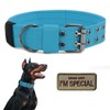 Tactical Dog Collar Military Adjustable Dog Collars Soft Nylon Training
