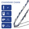O-CONN 4 Pack 8 Inch Replacement Chainsaw/Pole Saw Chain, for