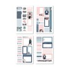 Rongrong Goal for It Planner Sticker Book for Planners, Calendars