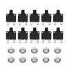 125/250 VAC, Pack of 10 Circuit Breakers, Current Overload Protection