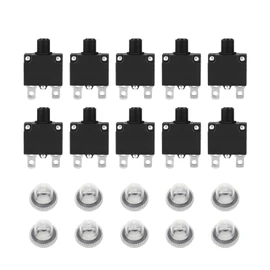 125/250 VAC, Pack of 10 Circuit Breakers, Current Overload Protection 125/250 VAC, 50 VDC, Switching Socket, Protection (10A)