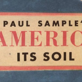 USA Paul Sample's America IT'S SOIL Map Vintage 1946 Reprint Art Poster 24"x36"