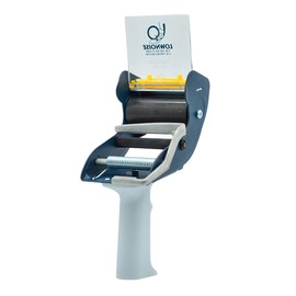 WOD SNC-389 3" Mousetrap Low Noise Carton Sealing Packaging Tape Silent Gun Dispenser with Safety Blade Cover - Ideal for Noise Sensitive Environments: Fits Up to 3 in. Wide (Holds 3 in. Core)