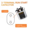 Canamax 3uf MFD 50/60 Hz 370-440 VAC Volts Oval Start