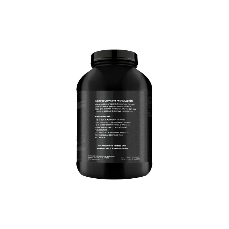 Creatina Monohidratada 1kg Wild Bear 200 Servicios Varios