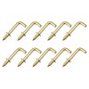 METALLIXITY Screw Hooks for Hanging (21mm/0.83") 50Pcs, Carbon Steel Ceiling