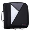 Case-it Universal Zipper Binder | 2-Inch O-Rings, 13-Inch Laptop/Tablet Padded