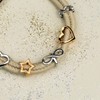 CHAMOON® Women's Star Charm Pendant 925 Sterling Silver Leather Bracelet,