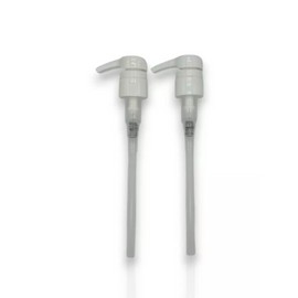 Pump for 1 liter 32oz Bottles for Lotion Shampoo or Conditioner Pack of 2 White