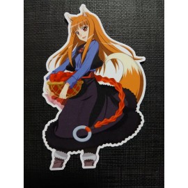 Holo Spice and Wolf Glossy Sticker Anime Waterproof!