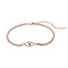 Evil Eye Bracelet for Women, Cuban Link Chain Bracelets Dainty