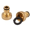 MIVOS 2 x Brass Tap Connector for Taps with 3/4