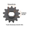Briny River MY1020 25H 13T Metal Motor Sprocket Motor Sprocket