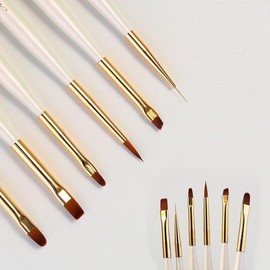 [Lungs_62] Nail Art Gel Nail Brush 6 Types Gel Nail (46431180) - 01／FREE / [룽스_62]네일 아트 젤네일붓 브러시 붓 브러쉬 6종 젤네일 (46431180) - 01／FREE