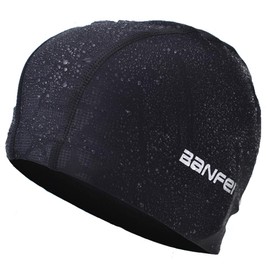 Swim Cap, Swimming Cap, Swimming Cap, One Size Fits Most, Loose Size, 19.7 - 26.0 inches (50 - 66 cm), Competitive Swimming, Swimming Cap, Unisex, Adults, Students, Quick Drying, For Hot Springs,