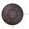 Bgraamiens Puzzle-The Indian Feather-1000 Pieces Round Puzzle Color Challenge Jigsaw